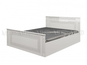 Кровать Афина-1 1,4 м (Белый/Белый глянец) в Искитиме - iskitim.katalogmebeli.com | фото