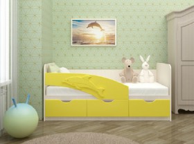 Кровать детская 1,6м Дельфин (Розовый металлик) в Искитиме - iskitim.katalogmebeli.com | фото 3