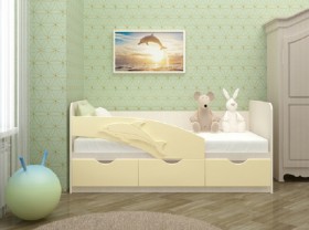 Кровать детская 1,6м Дельфин (Розовый металлик) в Искитиме - iskitim.katalogmebeli.com | фото 6
