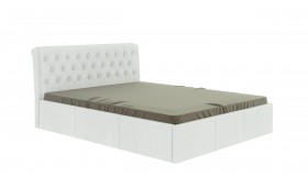 Кровать Дженни 1,6м с ПМ (белый) в Искитиме - iskitim.katalogmebeli.com | фото