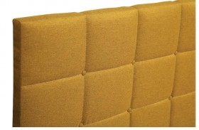 Кровать "Диана" ш. 1400 (Н=1010мм) (жаккард горчица) в Искитиме - iskitim.katalogmebeli.com | фото 5