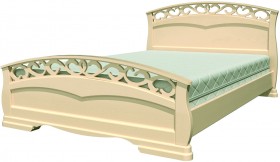 Кровать Грация-1 из массива сосны 1600*2000 Белый античный в Искитиме - iskitim.katalogmebeli.com | фото 17