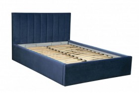 Кровать "Юнона" ш. 1600 (Н=1020мм) (ягуар нэви) в Искитиме - iskitim.katalogmebeli.com | фото 1