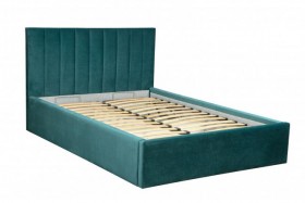 Кровать "Юнона" ш. 1600 (Н=1020мм) (ягуар океан) в Искитиме - iskitim.katalogmebeli.com | фото