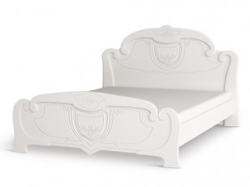 Кровать 1,6м Мария (Белый глянец) в Искитиме - iskitim.katalogmebeli.com | фото
