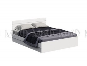 Кровать Нэнси New 1,4м (Белый/белый глянец) в Искитиме - iskitim.katalogmebeli.com | фото