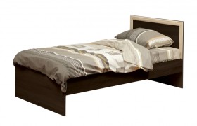 Кровать одинарная 21.55 (шир. 900) с настилом (венге/профиль дуб линдберг)/осн. в Искитиме - iskitim.katalogmebeli.com | фото