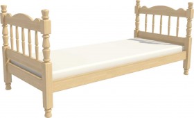 Кровать одинарная Аленка из массива сосны 800*1890 Сосна в Искитиме - iskitim.katalogmebeli.com | фото 3