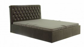 Кровать Прима с ПМ 1,6м (коричневый) в Искитиме - iskitim.katalogmebeli.com | фото 4