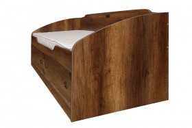 Кровать с 2-мя ящиками «Навигатор» (Дуб Каньон) в Искитиме - iskitim.katalogmebeli.com | фото 3