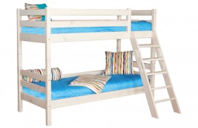 Кровать Соня вариант 10 двухъярусная с наклонной лестницей Лаванда в Искитиме - iskitim.katalogmebeli.com | фото 2