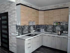 Кухня 1,8м Лофт (Дуб бурый/Серый) в Искитиме - iskitim.katalogmebeli.com | фото 11