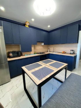 Кухня Квадро 3,2 м (высокие модули/Железо/Серый) в Искитиме - iskitim.katalogmebeli.com | фото 22