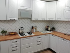 Модульная кухня Гранд (Белый/Пепел) в Искитиме - iskitim.katalogmebeli.com | фото 20