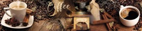 Кухонный фартук Мерцание Кофейная Арабика золото в Искитиме - iskitim.katalogmebeli.com | фото