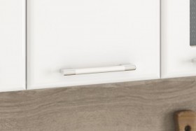Кухонный гарнитур "Яна 1.6" белый/белый Кофе/зебрано в Искитиме - iskitim.katalogmebeli.com | фото 4