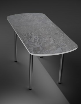 Кухонный стол 1100*700/400 ф 2 Пластик, урбан серый в Искитиме - iskitim.katalogmebeli.com | фото 2