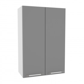 Лофт ВП 600 шкаф верхний высокий (Дуб бурый/корпус Серый) в Искитиме - iskitim.katalogmebeli.com | фото