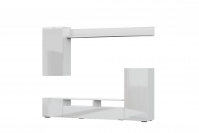 Мебель для гостиной МГС 4 (Белый/Белый глянец) в Искитиме - iskitim.katalogmebeli.com | фото 7