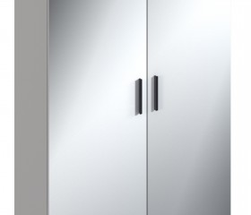 Милан СБ-3257 Шкаф 2 дверный Серый в Искитиме - iskitim.katalogmebeli.com | фото 3