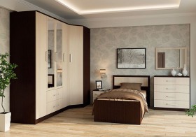 Модульная спальня Фиеста в Искитиме - iskitim.katalogmebeli.com | фото 3