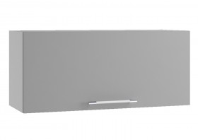 Монца ПГ 800 Шкаф верхний горизонтальный (Кварц бежевый/корпус Серый) в Искитиме - iskitim.katalogmebeli.com | фото
