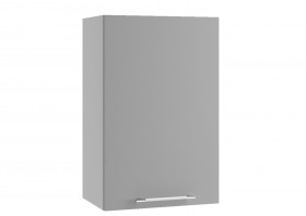 Монца ВП 450 шкаф верхний высокий (Белый софт/корпус Серый) в Искитиме - iskitim.katalogmebeli.com | фото