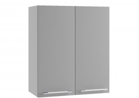 Монца ВП 700 шкаф верхний высокий (Белый софт/корпус Серый) в Искитиме - iskitim.katalogmebeli.com | фото