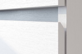 Модульная система "Токио" Тумба прикроватная Белый текстурный / Белый текстурный в Искитиме - iskitim.katalogmebeli.com | фото 4