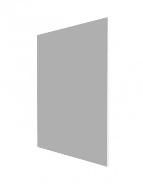 Панель торцевая С Ройс (для шкафов нижних) Белый софт в Искитиме - iskitim.katalogmebeli.com | фото