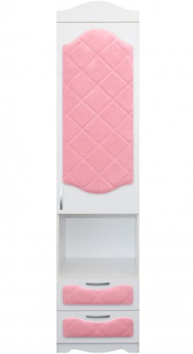 Пенал с ящиками серии Иллюзия 36 Светло-розовый в Искитиме - iskitim.katalogmebeli.com | фото