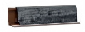 Плинтус LB-37, L=3000мм, каньон (черный) в Искитиме - iskitim.katalogmebeli.com | фото