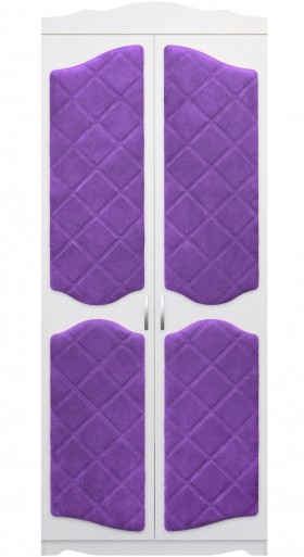 Шкаф 2-х створчатый серии Иллюзия 32 фиолетовый в Искитиме - iskitim.katalogmebeli.com | фото