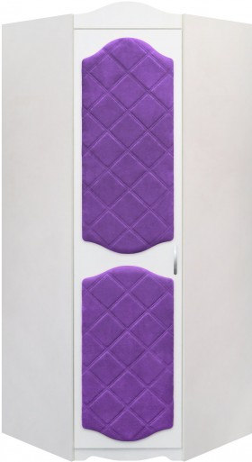 Шкаф угловой Иллюзия 32 Фиолетовый в Искитиме - iskitim.katalogmebeli.com | фото 1