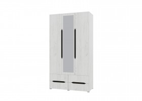 Шкаф 3-х створчатый с ящиками и зеркалом Вега (Прованс) в Искитиме - iskitim.katalogmebeli.com | фото