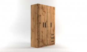 Шкаф 3-х створчатый с ящиками Шервуд (Дуб Вотан) в Искитиме - iskitim.katalogmebeli.com | фото