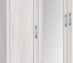Шкаф 4-х дверный СБ-2389 Флоренция (Дуб Сонома Белый) в Искитиме - iskitim.katalogmebeli.com | фото 2