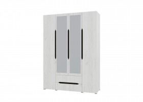 Шкаф 4-х створчатый с ящиками и зеркалами Вега (Прованс) в Искитиме - iskitim.katalogmebeli.com | фото