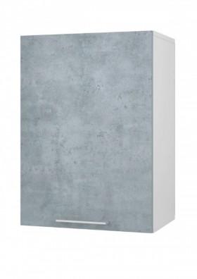 Шкаф 45 с фасадом Лофт (Камень Оленна/Белый) в Искитиме - iskitim.katalogmebeli.com | фото