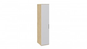 Шкаф для белья с глухой дверью «Квадро» (Бунратти/Белый глянец) в Искитиме - iskitim.katalogmebeli.com | фото 2