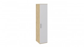 Шкаф для белья с глухой дверью «Квадро» (Бунратти/Белый глянец) в Искитиме - iskitim.katalogmebeli.com | фото 3