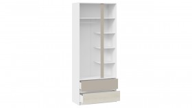 Шкаф для одежды комбинированный «Сканди» Дуб Гарден/Белый/Глиняный серый в Искитиме - iskitim.katalogmebeli.com | фото 2