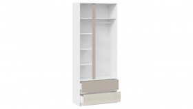 Шкаф для одежды комбинированный «Сканди» Дуб Гарден/Белый/Глиняный серый в Искитиме - iskitim.katalogmebeli.com | фото 5