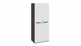 Шкаф для одежды с 2-мя дверями «Фьюжн» Белый глянец/Венге Линум в Искитиме - iskitim.katalogmebeli.com | фото