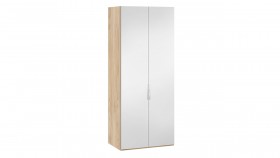 Шкаф для одежды с 2 зеркальными дверями «Эмбер» Яблоня Беллуно в Искитиме - iskitim.katalogmebeli.com | фото