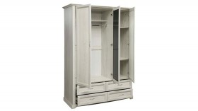 Шкаф для одежды "Сохо" (бетон пайн белый/4 ящика/1532) в Искитиме - iskitim.katalogmebeli.com | фото 3