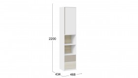 Шкаф комбинированный «Сканди» Дуб Гарден/Белый/Глиняный серый в Искитиме - iskitim.katalogmebeli.com | фото 4