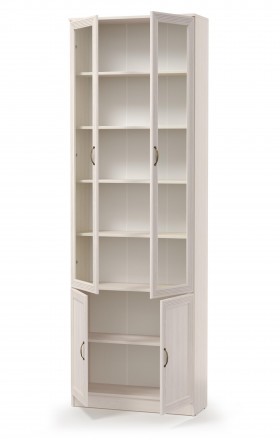 Шкаф комбинированный В-19 New (вудлайн кремовый) в Искитиме - iskitim.katalogmebeli.com | фото 3