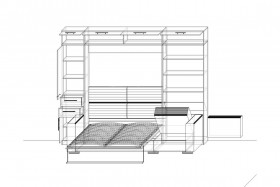 Шкаф-кровать с диваном Каролина в Искитиме - iskitim.katalogmebeli.com | фото 6