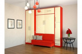 Шкаф-кровать с диваном Бела-5 в Искитиме - iskitim.katalogmebeli.com | фото